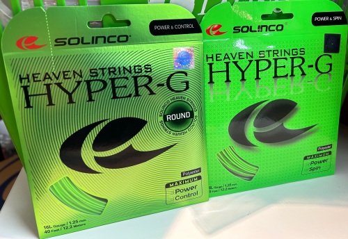 【SOLINCO】のストリングといえば多角形…かと思っていたら、HYPER-Gに丸形の「HYPER-G ROUND」が展開されます！【テニス用品に関するブログ＠テニスショップLAFINO 冨貴塚 裕太】